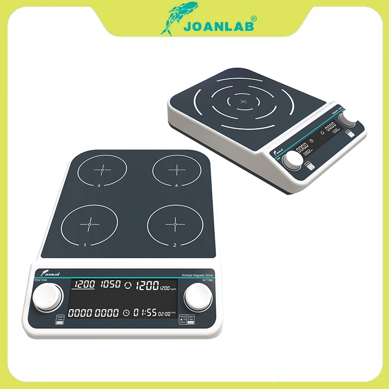 Lab Magnetic Stirrer Hot Plate - Four-station Six-Position Multiple Magnetic Stirrer Hot